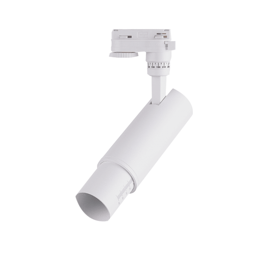 3-FASE RAILSPOT swinckels 10°-60° 30W WIT WHITE SWITCH - 7526-tracklight verstelbaar new 