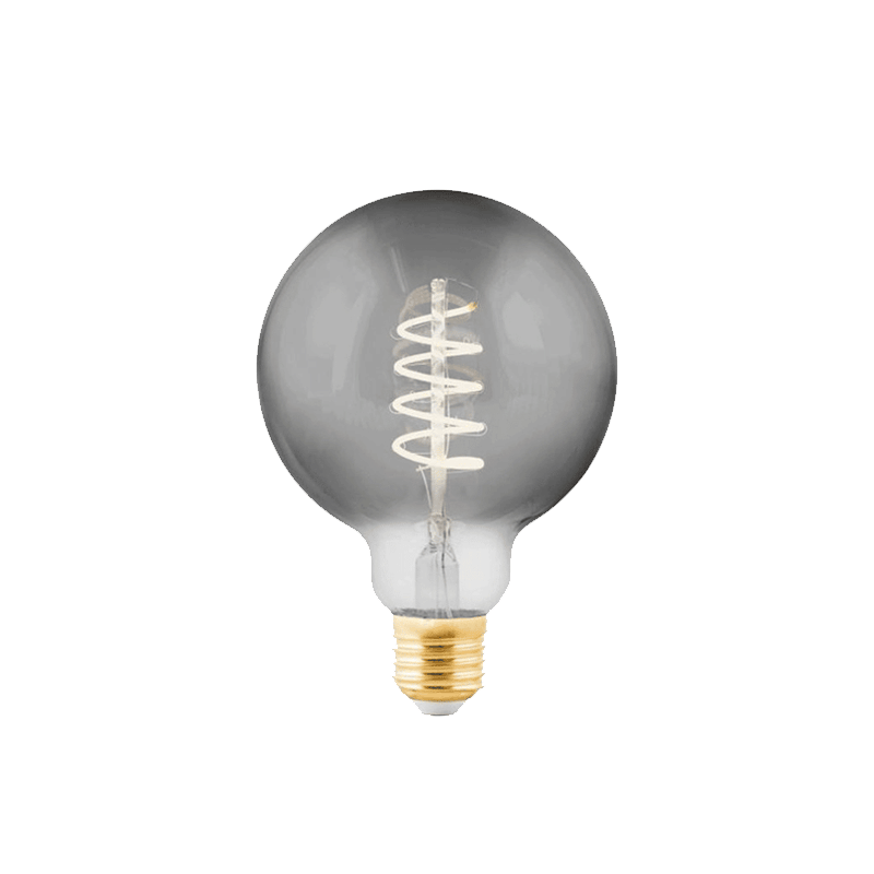 LED FILAMENT-E27-80-120 4W 2200K - smoke - 6527-ssl-globe 80-120 dimbaar smoke 