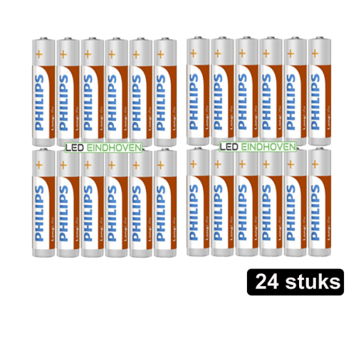 Philips Batterijen AAA 24 stuks  - 9969-philips batterijen 24 stuks 