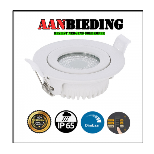 8270-led spot 6w dimbaar cct 
