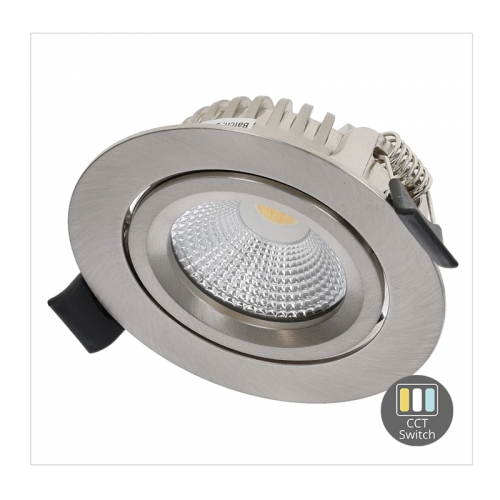 LED-INBOUWSPOT 6W-DIM CCT ZILVER - 8271-led spot 6w cct 
