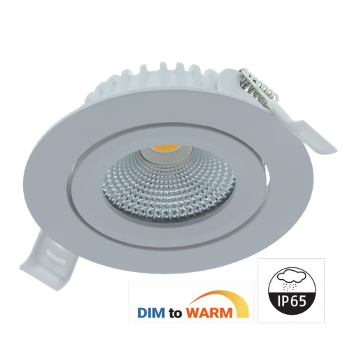 LED INBOUWSPOT | VARDA | SLIM-FIT | 5W | DIM2WARM | WIT - 8259-led spot dim to warm 