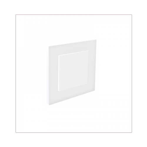 Opzetstuk Wit open vierkant t.b.v. inbouw nachtlamp - 9030-lc230ee-1