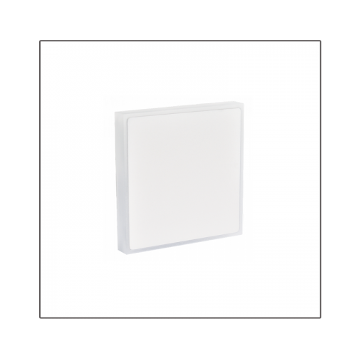 Opzetstuk Wit 360° vierkant t.b.v. inbouw nachtlamp - 9033-lc230ed-1