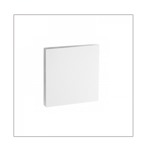 Opzetstuk Wit vierkant t.b.v. inbouw nachtlamp - 9039-lc230eb-1