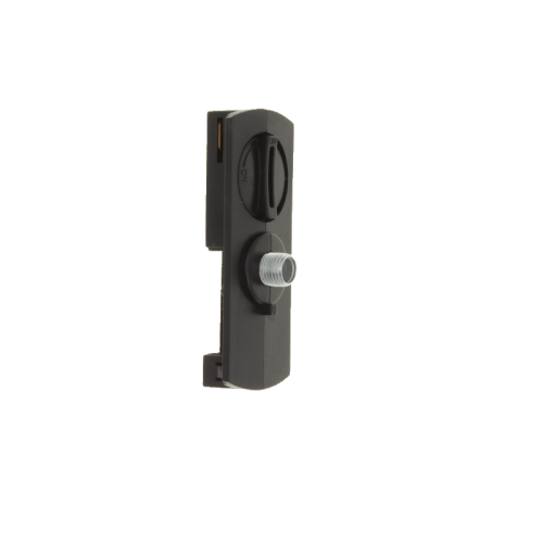 7349 1-fase rail adapter zwart 