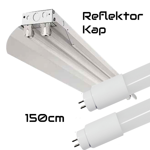 7779-led arm refector  2x150cm ip22 