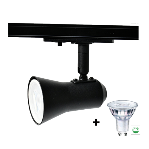 Tracklight Spots 1 Fase GU10 fitting met spotje - 7359-arm met gu10 spotje 