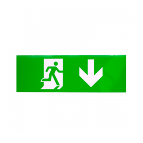 Noodverlichting Pictogrammen - 9373- nood-pictogram down