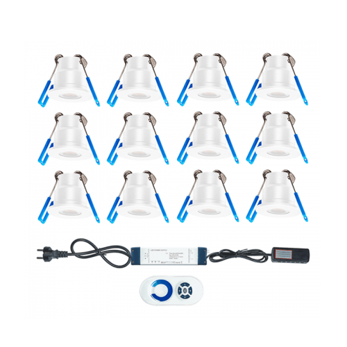 LED VERANDA SPOTJE PREMIUM DIMBAAR 12 stuks - 3516-veranda spotje12st 