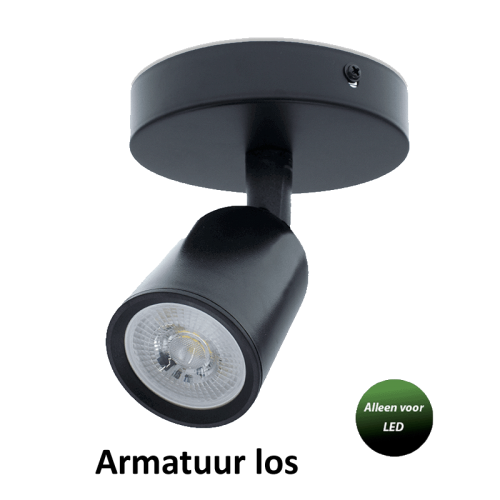 PLAFONDARMATUUR LOCASTE met 1X GU10 los - 6395-plafondarmatuur  voor 1 voor gu10