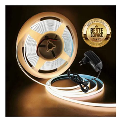 Swinckels-COB Led Strip 5M incl adapter - 9158-cob 24volt 8433325293949