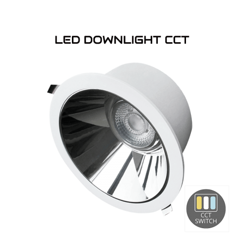 LED DOWNLIGHT 7 WATT ZWART/WIT-CCT Ø75 - 3071-led downlight 7w cct Ø75mm