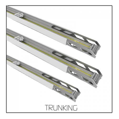 8905-ledtraco draagrail 3060mm wit 