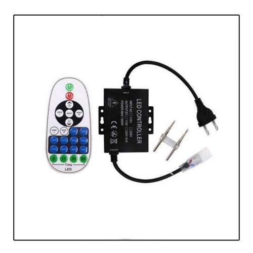 IR 23 knops Afstandsbediening voor Enkelkleurige LED strip 220V - 8153-ir 23 knops afstandsbediening