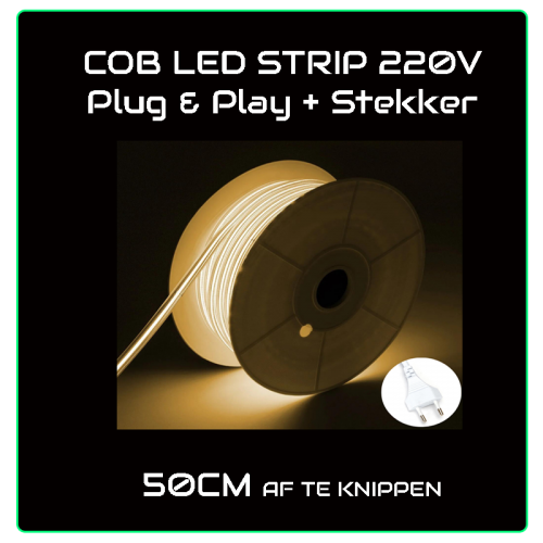 LED STRIP COB 2700-3000-4000-5700K 50M - 8119-led strip cob -50 meter