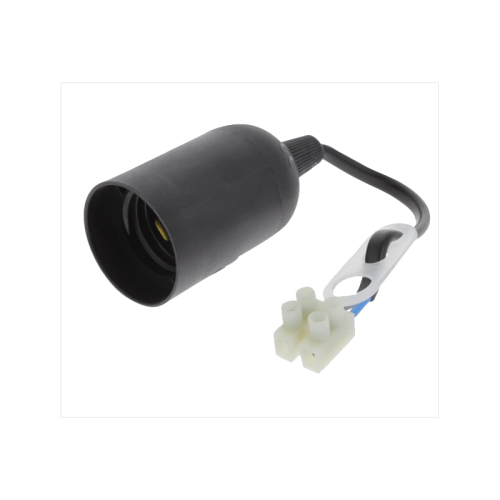 9597-e27 fitting met snoer zwart 