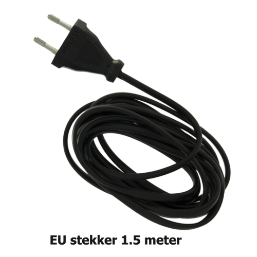 9597-e27 fitting met snoer zwart 