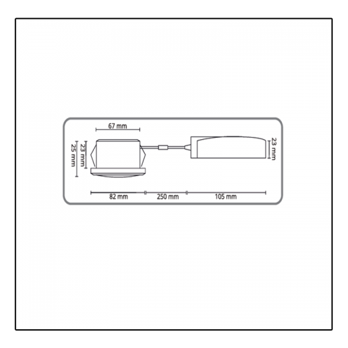 8264-ledtraco spot ip65  