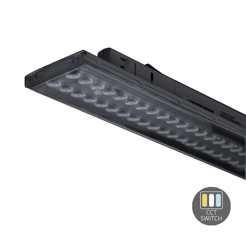 3-FASE RAILARMATUUR | TARVOS | 60CM | ZWART | CCT SWITCH - 5148-3 fase rail armatuur 60 cct switch