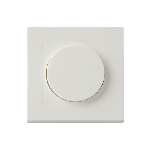 AFDEKRAAM VOOR ENKELE DIMMER wit - 9193-afdekplaatje dimmer wir