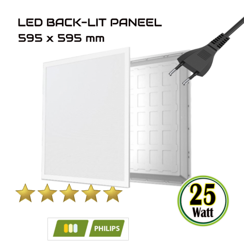 5287- led paneel  back-lit 25w-170lm 