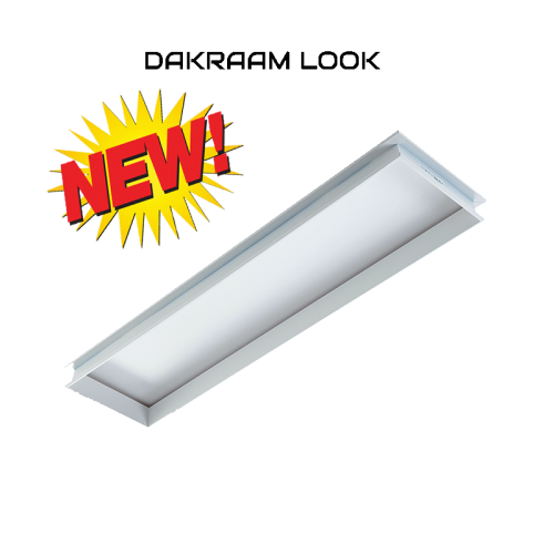 LED PANEEL INBOUWFRAME | VOOR DAKRAAM LOOK | 120X30 - 6610-inbouw frame dakraam look 12030