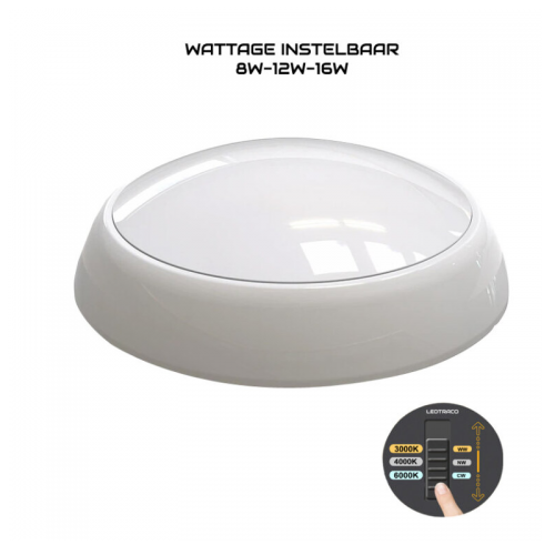 LED PLAFONNIERE | NESO | IP65 | 16W-12W-8W | CCT SWITCH - 5216-downl-8-12-1w ip65 cct