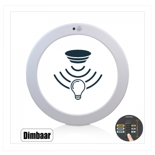 LED IN- EN OPBOUW DOWNLIGHT DIM+SENSOR+WATT SWITCH - 5221-dz-m220mm