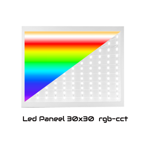 BACK-LIT PANEEL  RGB+CCT | 30X30CM | 12W - 5051-led paneel 30x30 rgb-cct
