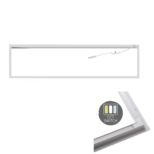 LED FRAME PANEL | 120×30 | 32W | UGR<23 | CCT SWITCH - 5026-led frame panel 120x30 cct