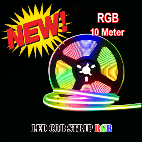 COB LEDSTRIP | 24V | IP65 | 10M | 5-25W/M | RGB - 9149-cob ledstrip | 24v- rgbcct