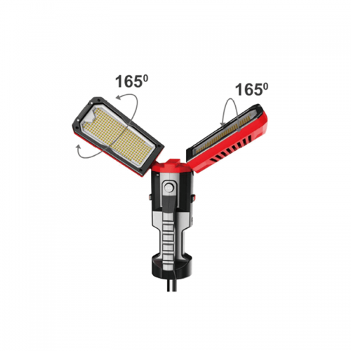 9675-led werkplamp op statief 2 x 50w  