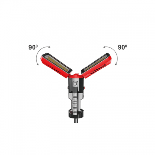 9675-led werkplamp op statief 2 x 50w  