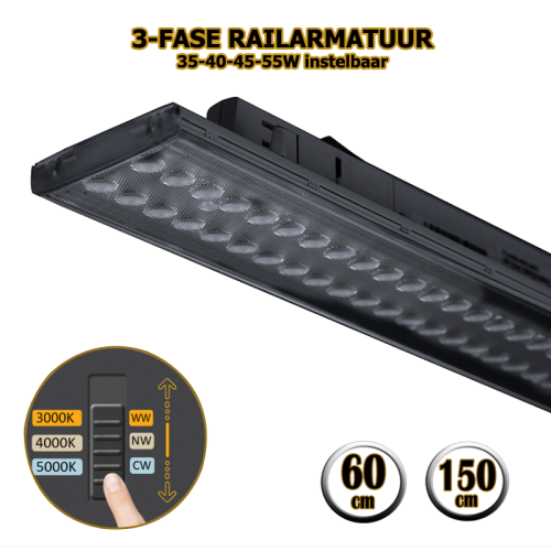 7482-track railarmatuur 60cm wit 