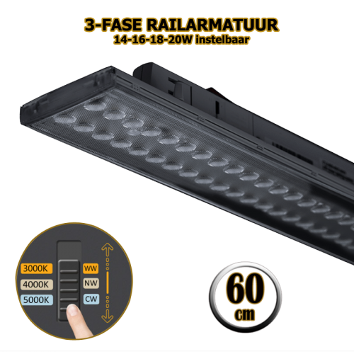 7482-track railarmatuur 60cm wit 
