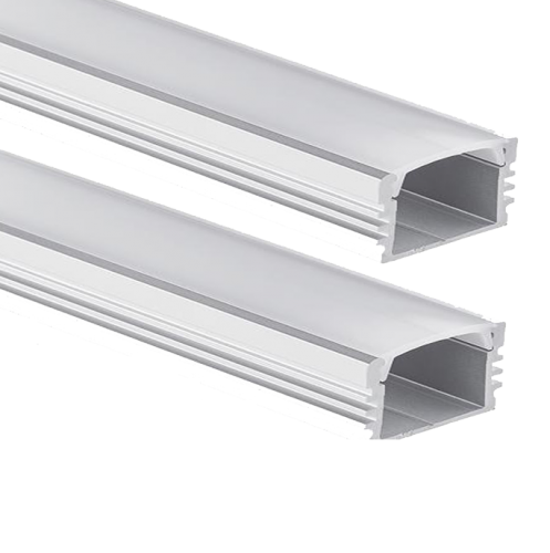 LED PROFIEL opbouw 10MM compleet 1 Meter  - 9290-profiel 10mm compleet 1m-335205