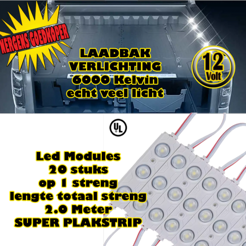 LED Laadruimteverlichting 200 CM | 12V 6000K - 9966-led laadruimte 6000k 200cm