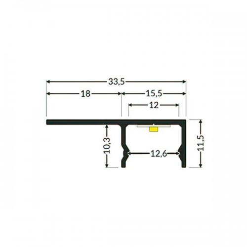 8299-profiel uni-tile 180 plus 2mt 
