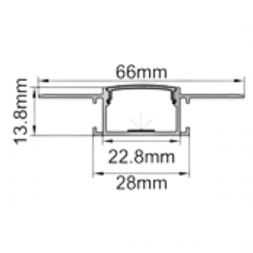 8299-profiel uni-tile 180 plus 2mt 