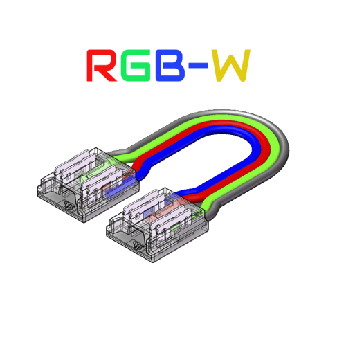 LEDSTRIP CONNECTOR | 15CM | COB | IP20 | RGB | 10MM - 7085-cob-10m strip to strip 10 stuks