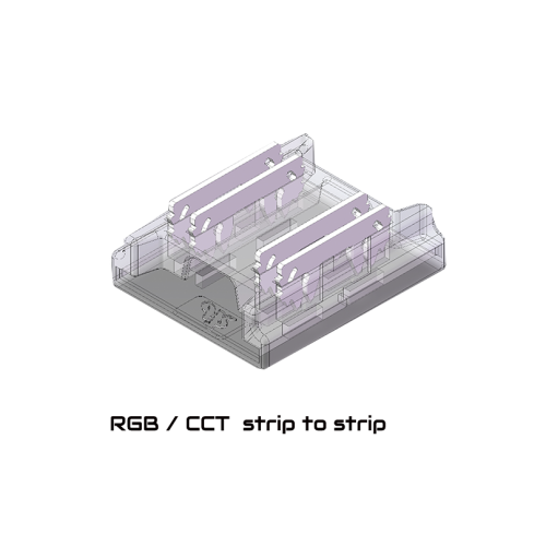 LEDSTRIP CONNECTOR | COB | IP20 | CCT/RGB | 10MM - 7086-cpb-rgb-cct 803872