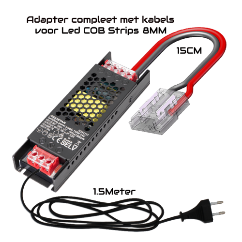 8195-adapter compleet met kabels  