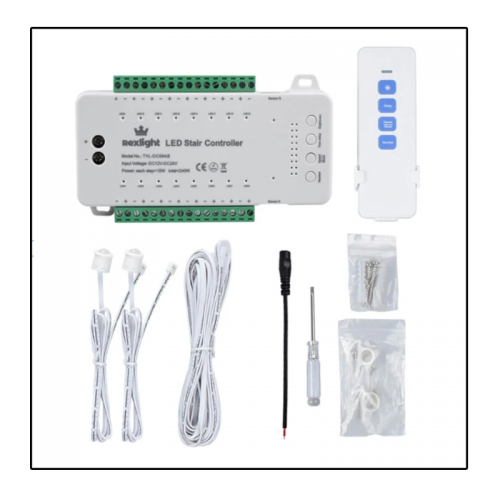 Dynamische trapverlichting 9 programma's - 9962-trapverlichting- 9 programma's