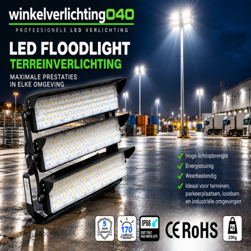 LED BUITEN verlichting 750W 5000K Philips-driver 170L/W - 7353-buitenverlichting 750w