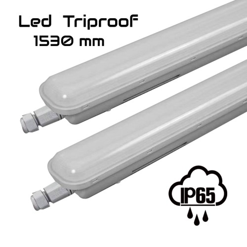 Led Tri Proof 153cm 50w  (125lm/w)IP65 - 6158-led triproof 125lm 50 watt