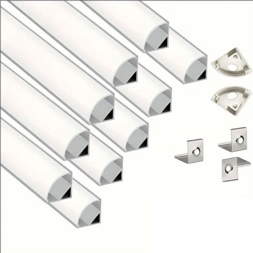 8278-led profile  hoek 2m zwart 