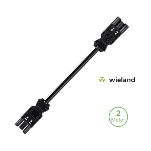 Wieland GST18/3P Koppelsnoer 2 meter 3×1.5mm2 - 9117-wieland verleng 2 meter 