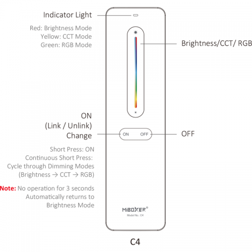 8146-mi-light rgb + cct afstandsbediening 