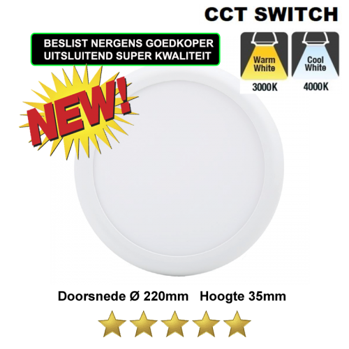 LED DOWNLIGHT | RAINBOW | 12/18W | CCT SWITCH - 5214-led downlight 12-18w cct-switch 